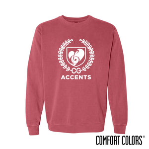 Accents Red Logo Crewneck