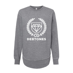 Debtones Light Grey Women's Crewneck