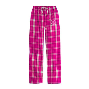 Debtones Women's Fuchsia Flannel Pants