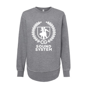 Sound System Light Grey Women's Crewneck