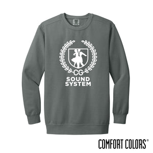 Sound System Grey Logo Crewneck