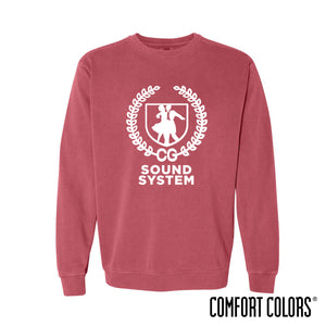 Sound System Red Logo Crewneck